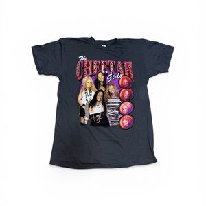 Alstyle Black Cheetah Girls Graphic Tee with Pink & Purple Print